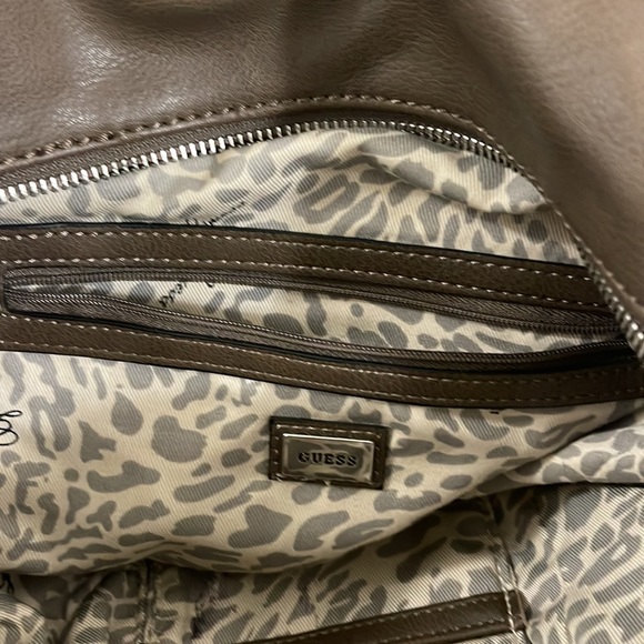 Guess vintage leather brown mini shoulder bag - Picture 7 of 8